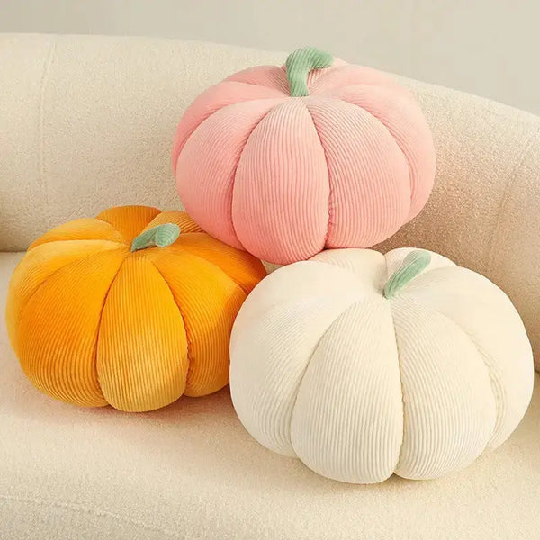 Cute pumpkin throw pillow, minimal ins style sofa cushion living room Nexellus