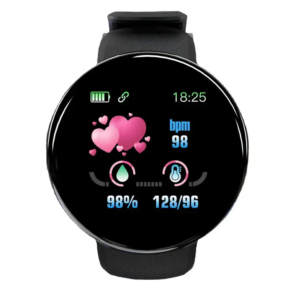 D18 smart bracelet color round screen heart rate blood pressure sleep Nexellus