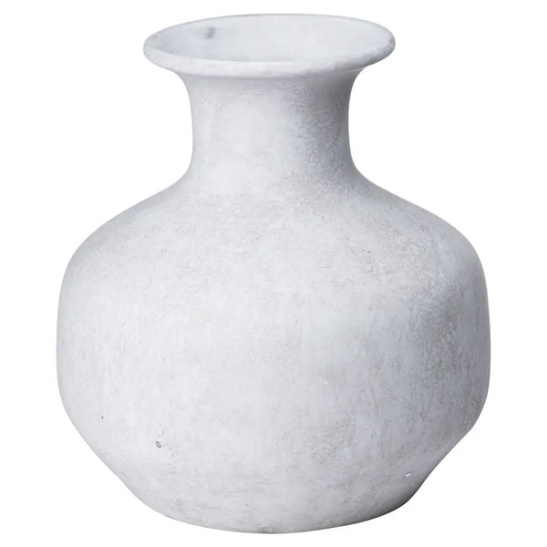 Darcy squat stone vase - Vases