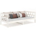 Day bed white solid wood pine 90x200 cm Nexellus