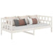 Day bed white solid wood pine 90x200 cm Nexellus