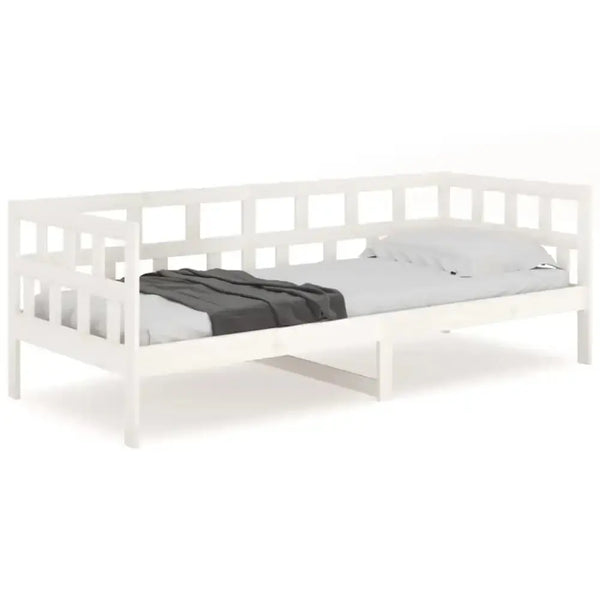 Day bed white solid wood pine 90x200 cm Nexellus