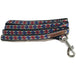 Designer cotton dog collars - Small Lead Only (6ft)