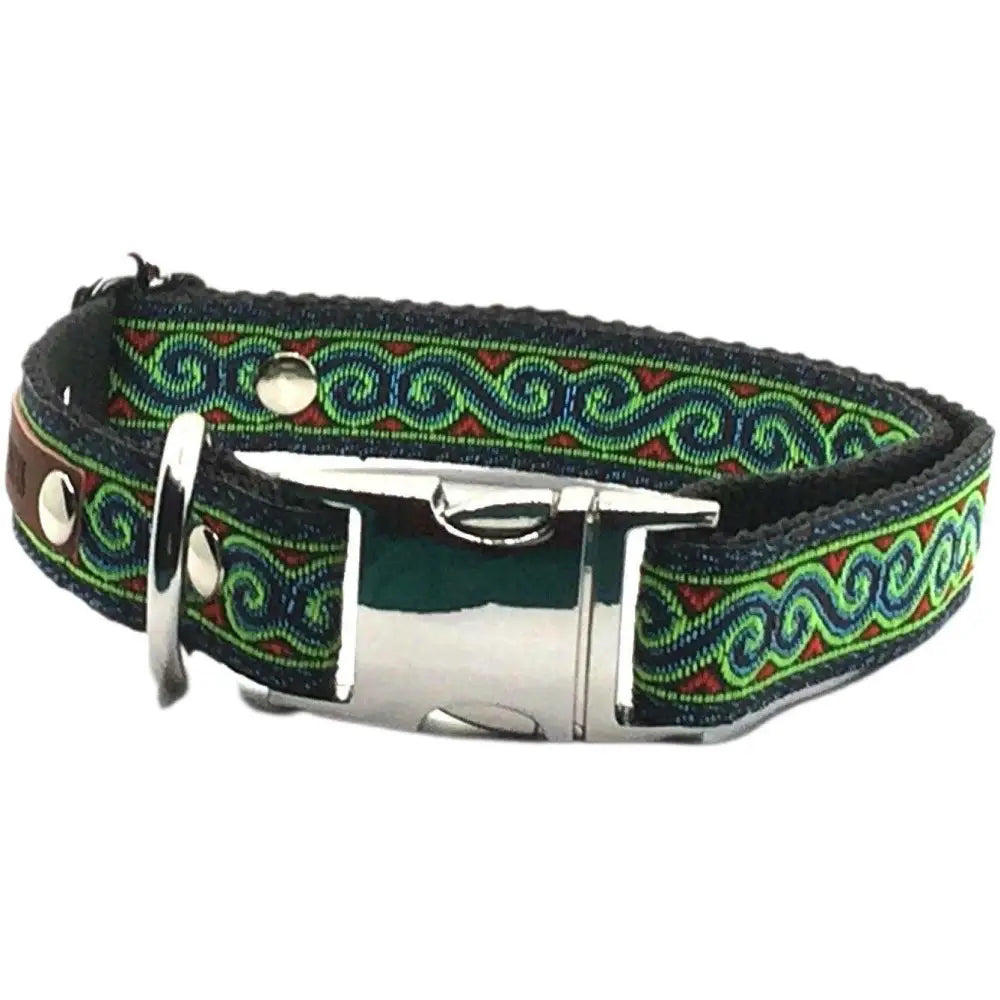 Designer dog collar no.08m - Large Collar Only (38-60cm)