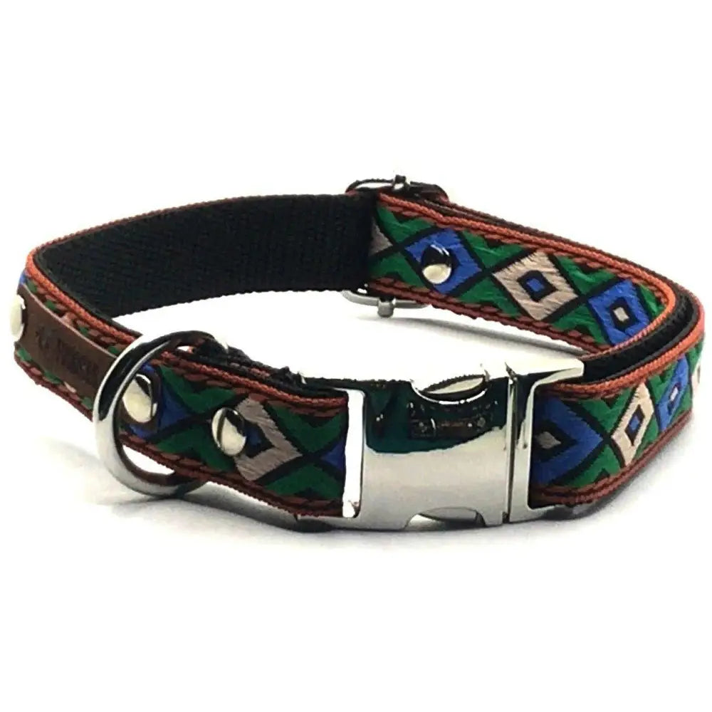 Designer dog collar no.09m - Small Collar Only (26-42cm)