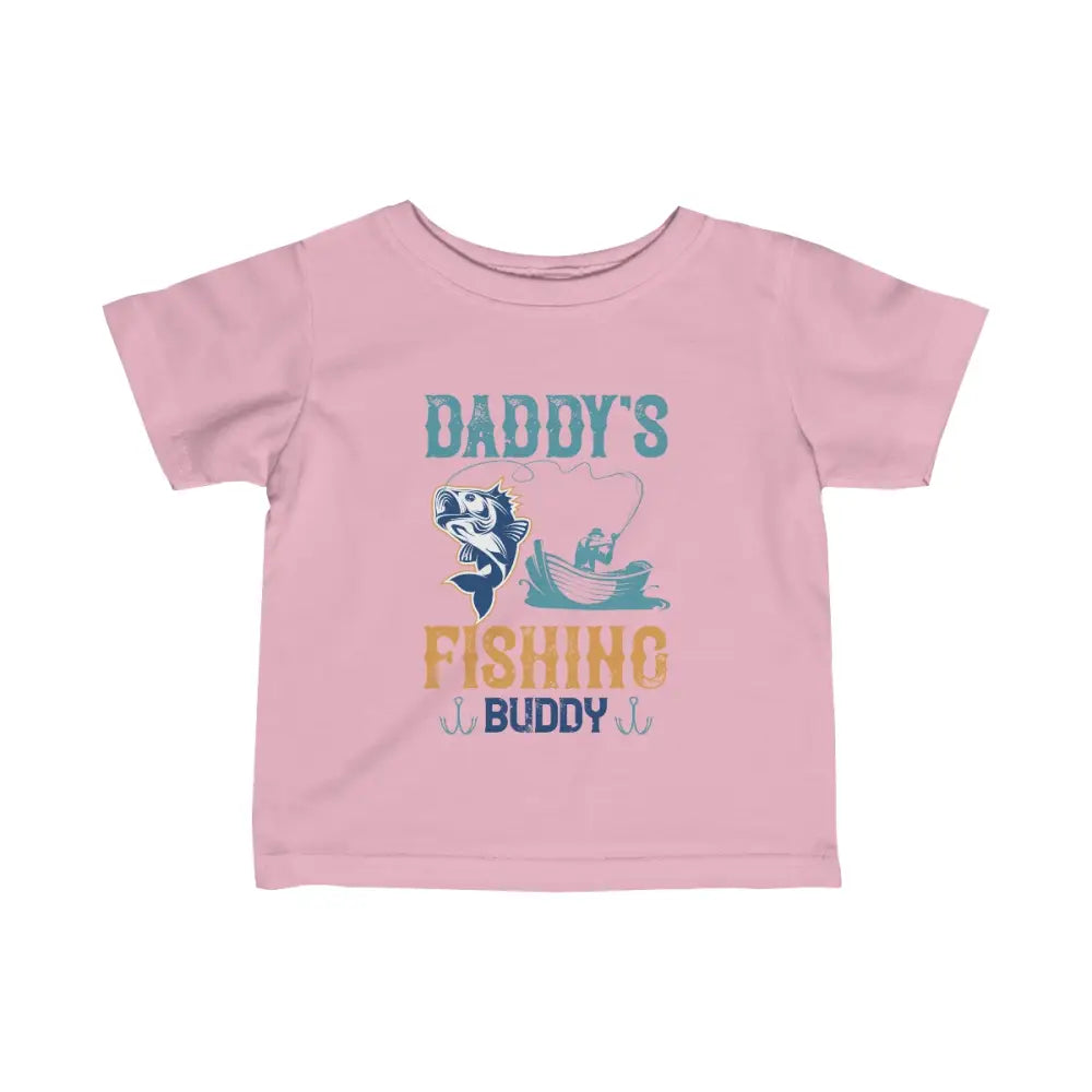 Discover our infant fine jersey tee - daddy’s fishing