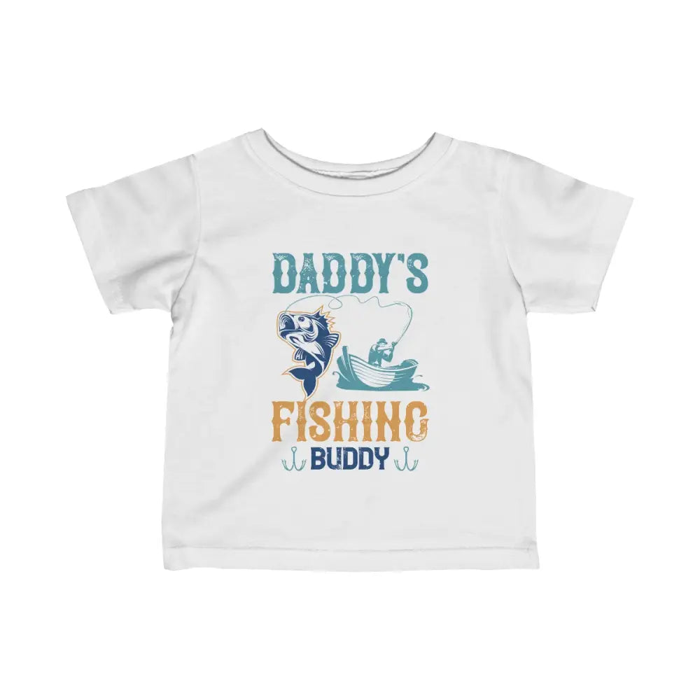 Discover our infant fine jersey tee - daddy’s fishing