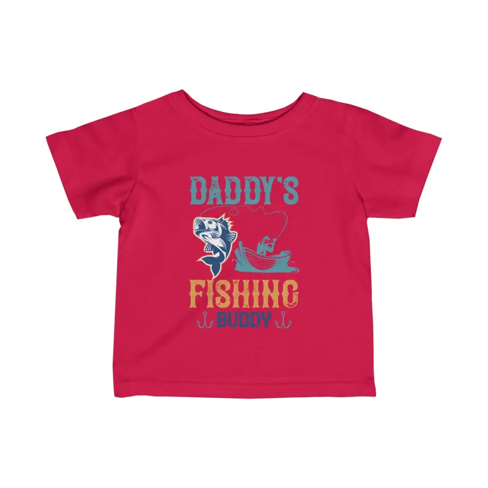 Discover our infant fine jersey tee - daddy’s fishing