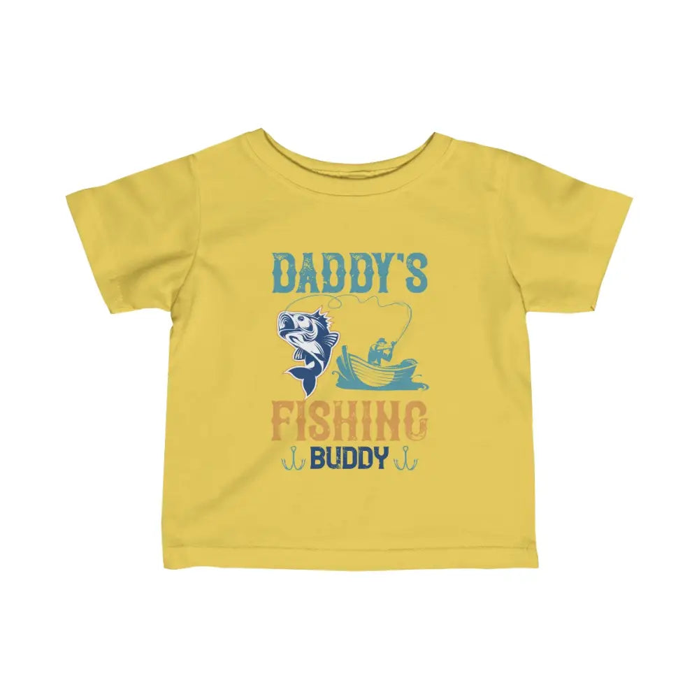 Discover our infant fine jersey tee - daddy’s fishing