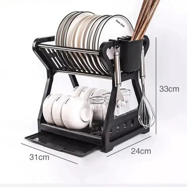 Dish rack kitchen storage table chopsticks rack multi-functional drain Nexellus