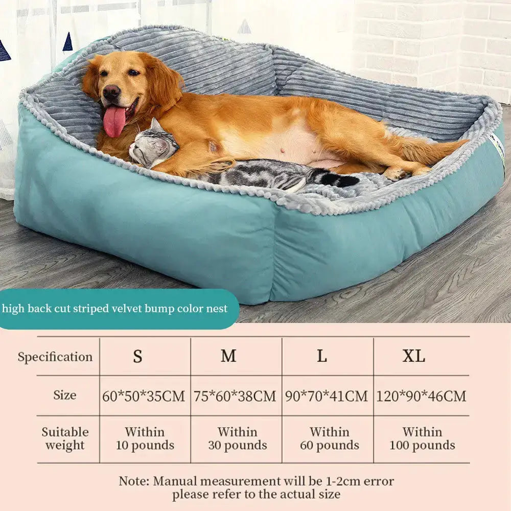 Dog house large dog winter warm pet mat golden hair pet winter sofa Nexellus