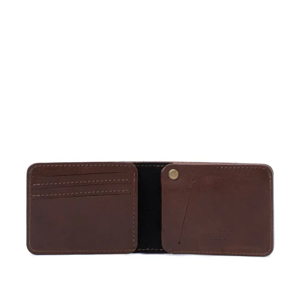 Dollar bill airtag wallet - Mahogany