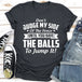 Don’t judge my side of the fence t-shirt - Dark Heather