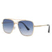 Double Beam Stylish Metallic Sunglasses Retro Street Sunglasses For Men Nexellus