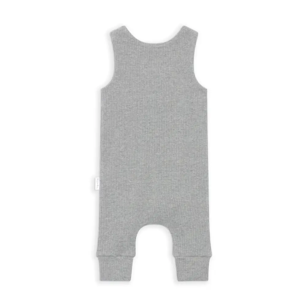 Dove grey dungarees