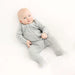 Dove Grey Zip Sleepsuit - Nexellus