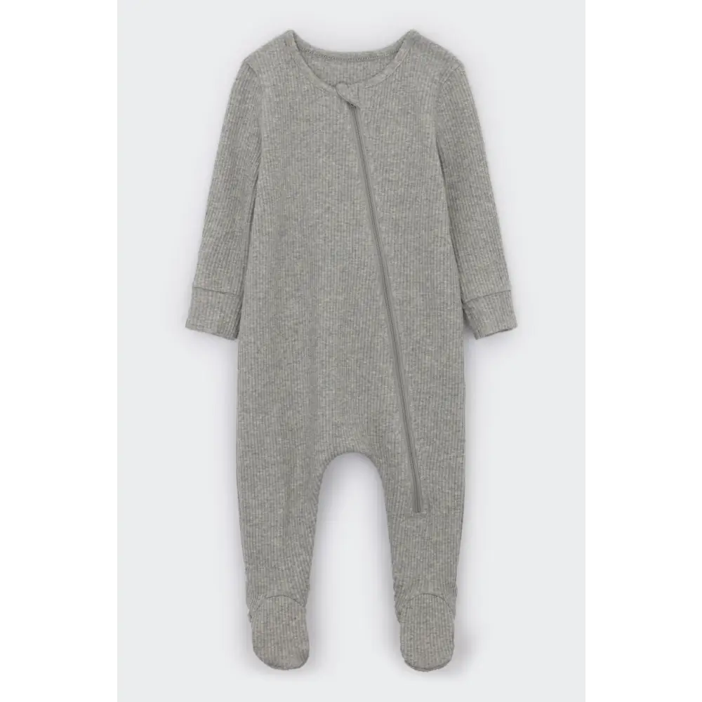 Dove Grey Zip Sleepsuit - Nexellus