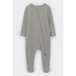 Dove Grey Zip Sleepsuit - Nexellus