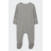 Dove Grey Zip Sleepsuit - Nexellus