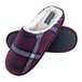 Dunlop - mens slippers - checkered 7179 (12 uk / red) Nexellus