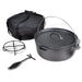 Dutch oven 11.3 l including accessories - Black