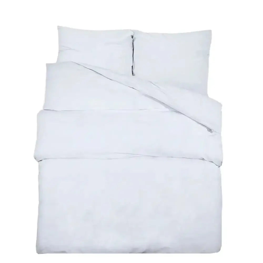 Duvet cover set white 135x200 cm light-weight microfiber Nexellus