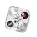 E89 transparent cool wireless bluetooth headphones earplugs black Nexellus