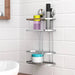 Eisl shower corner rack chrome 22x11x34 cm - Silver