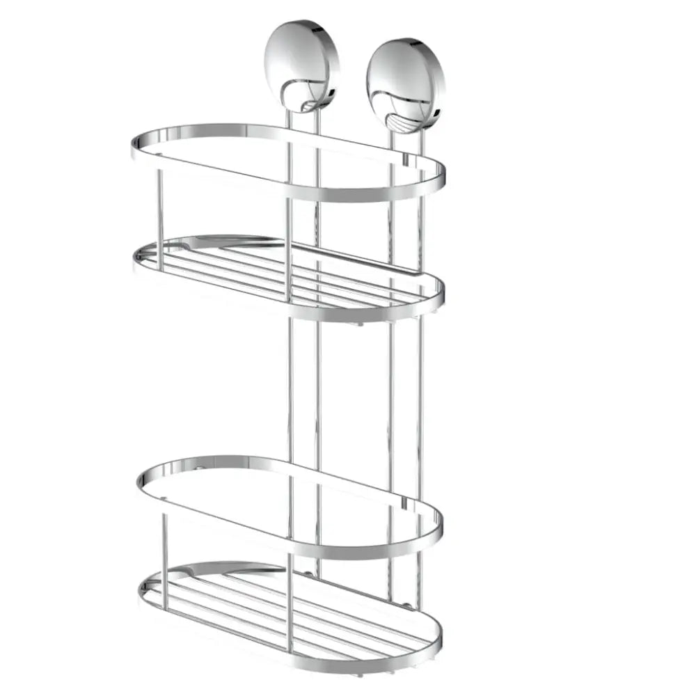 Eisl shower corner rack chrome 22x11x34 cm - Silver