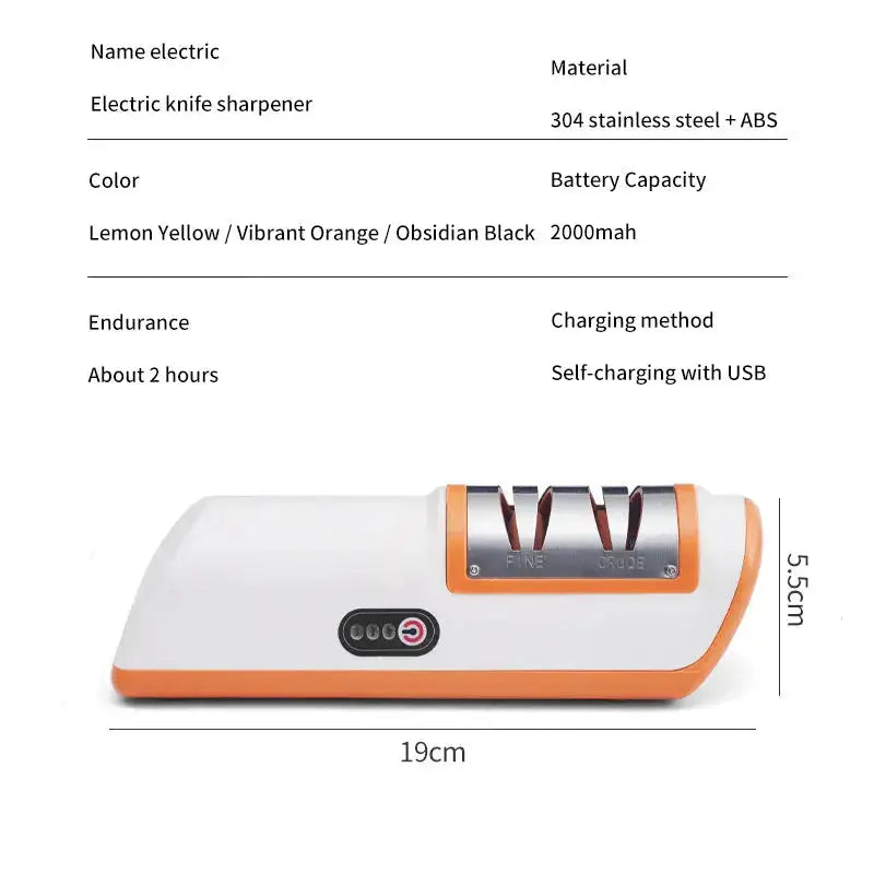 Electric knife sharpener kitchen gadget multi-function artifact knife Nexellus