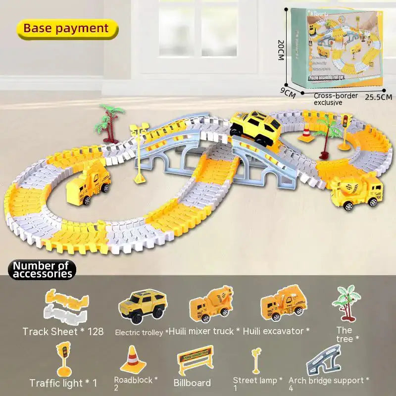 Electric toy track car wholesale children educational changeable track Nexellus