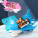 Electric Universal Cartoon Airplane Lights Music Rotation Toys Nexellus