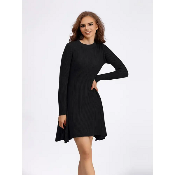 Elegant knit dress women slim mini dress female chic knit sexy dress Nexellus