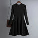 Elegant knit dress women slim mini dress female chic knit sexy dress Nexellus