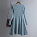 Elegant knit dress women slim mini dress female chic knit sexy dress Nexellus