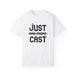 Elevate your style with our just cast print garment-dyed