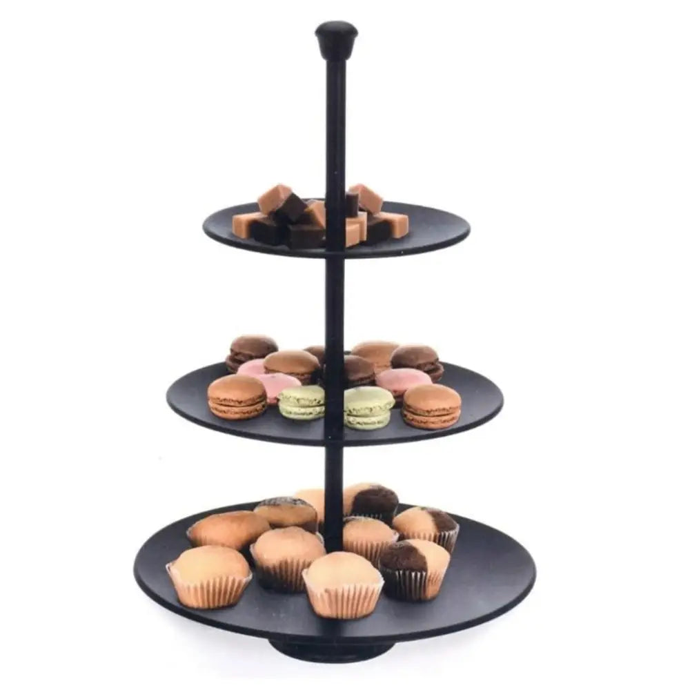 Excellent houseware 3-tier serving stand 36.5 cm matte