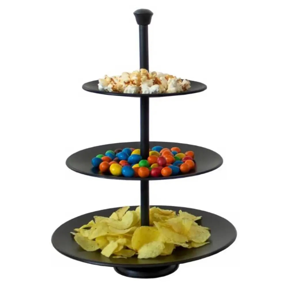 Excellent houseware 3-tier serving stand 36.5 cm matte