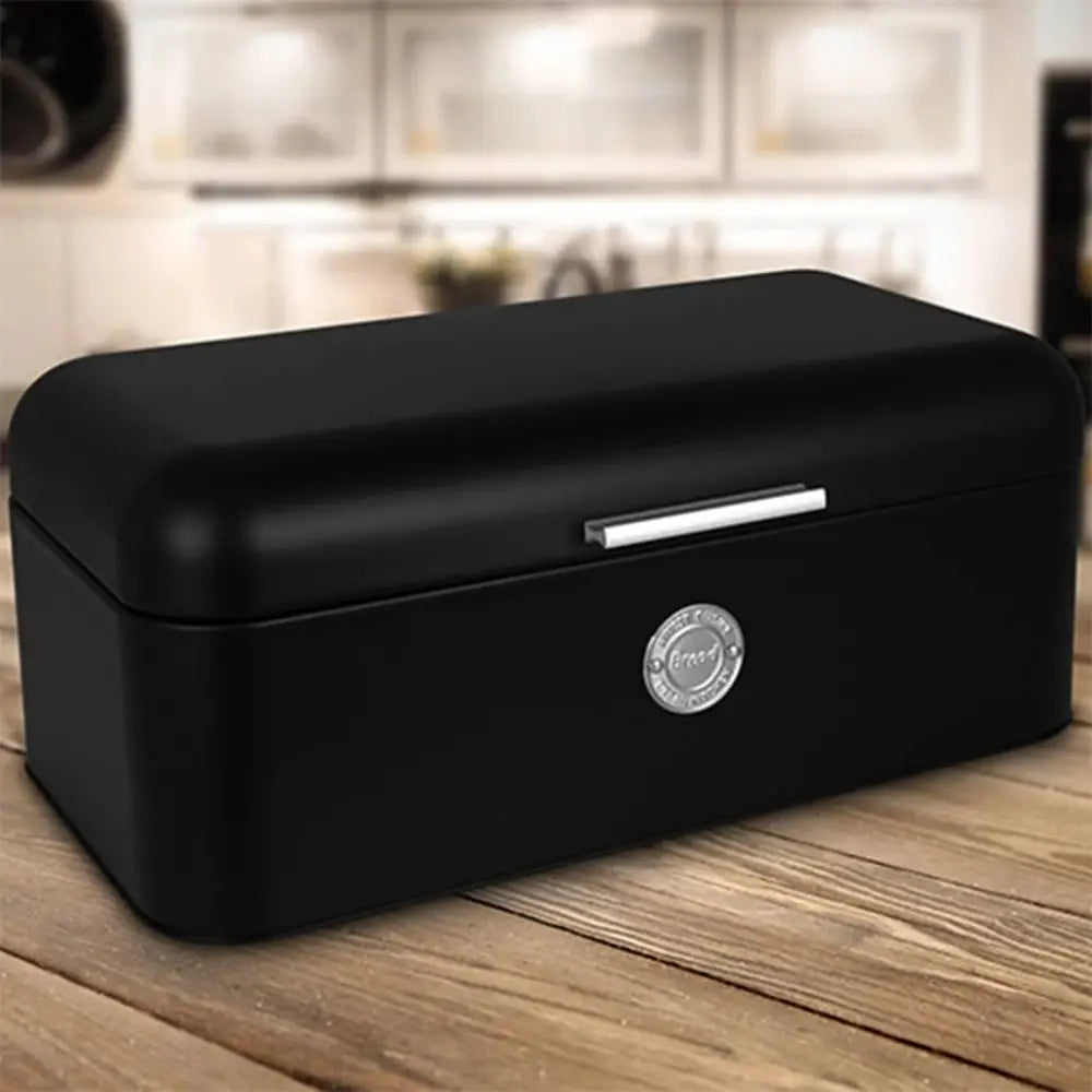 Excellent houseware bread bin matt black 2.5 l - Black