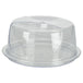 Excellent houseware cake plate 34 cm transparent