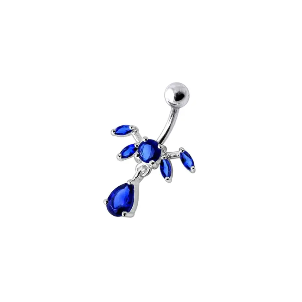 Fancy dangling ss bar navel ring body jewelry Nexellus