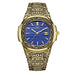 Fashion quartz watch men brand onola luxury retro golden stainless Nexellus