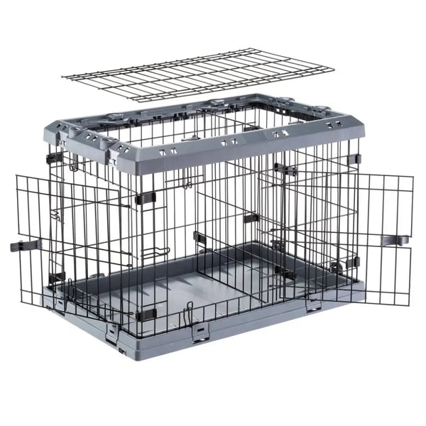 Ferplast dog crate superior 75 77x51x55 cm black - Black