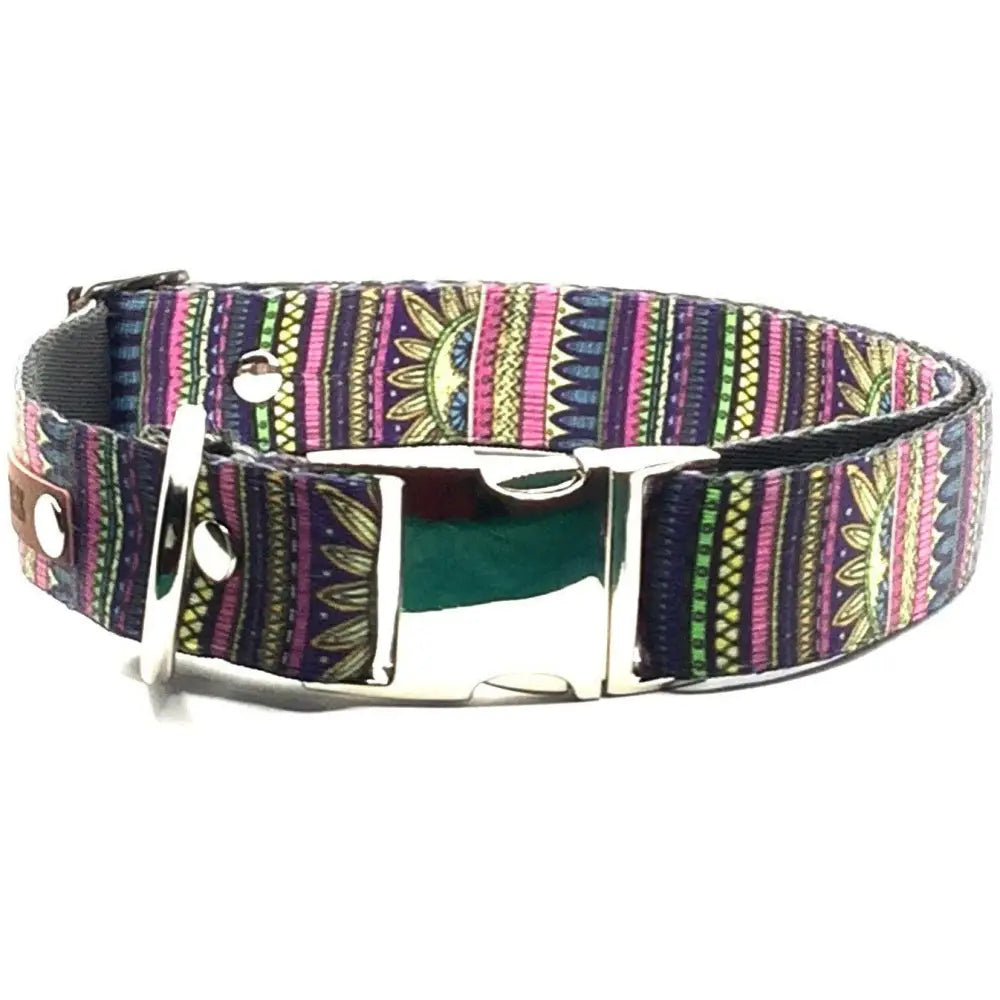 Finnigan’s durable designer dog collar no. 8l - Medium