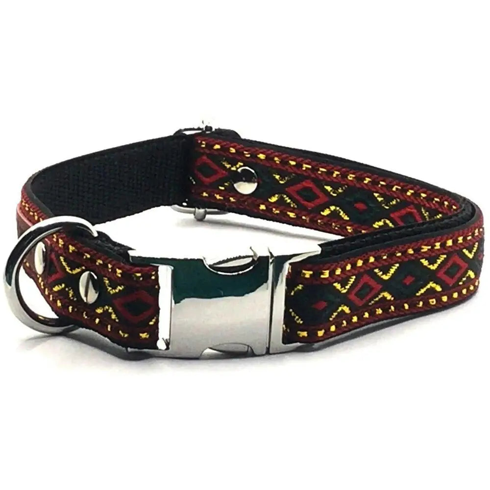 Finnigan’s handmade durable designer dog collar no.28m