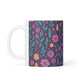 Flowery white mug Nexellus