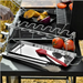 Folding stainless steel grilled chicken leg rack grill bbq grill pan Nexellus