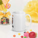 Foody by nature white glossy mug Nexellus