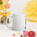 Foody by nature white glossy mug Nexellus