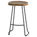 Franklin hardwood shaped barstool - Settee